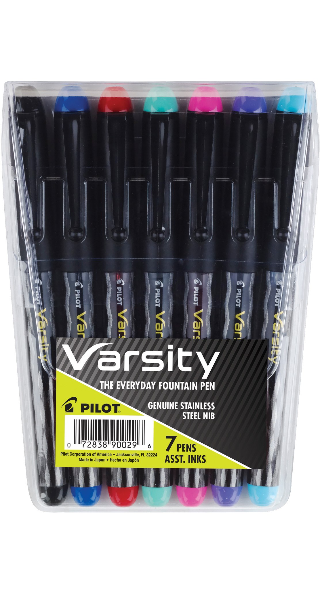 Pilot Varsity Pen Pouch of 7 Pens - 90029 - Pens, Fountain Pens, Writing  Instruments, Ink, Stationery, Office Supplies
