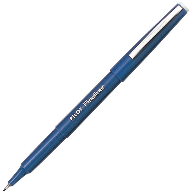 Pilot FineLiner Blue 0.7mm Marker Pen - Pens, Fountain Pens, Writing Instruments, Ink, Stationery, Office Supplies | A Pen Lovers Paradise