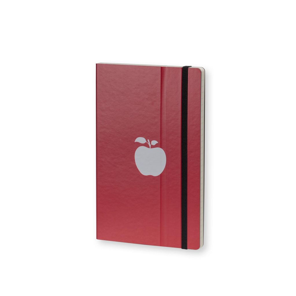 Stifflexible Notebook Fresh Fruit Apple Red