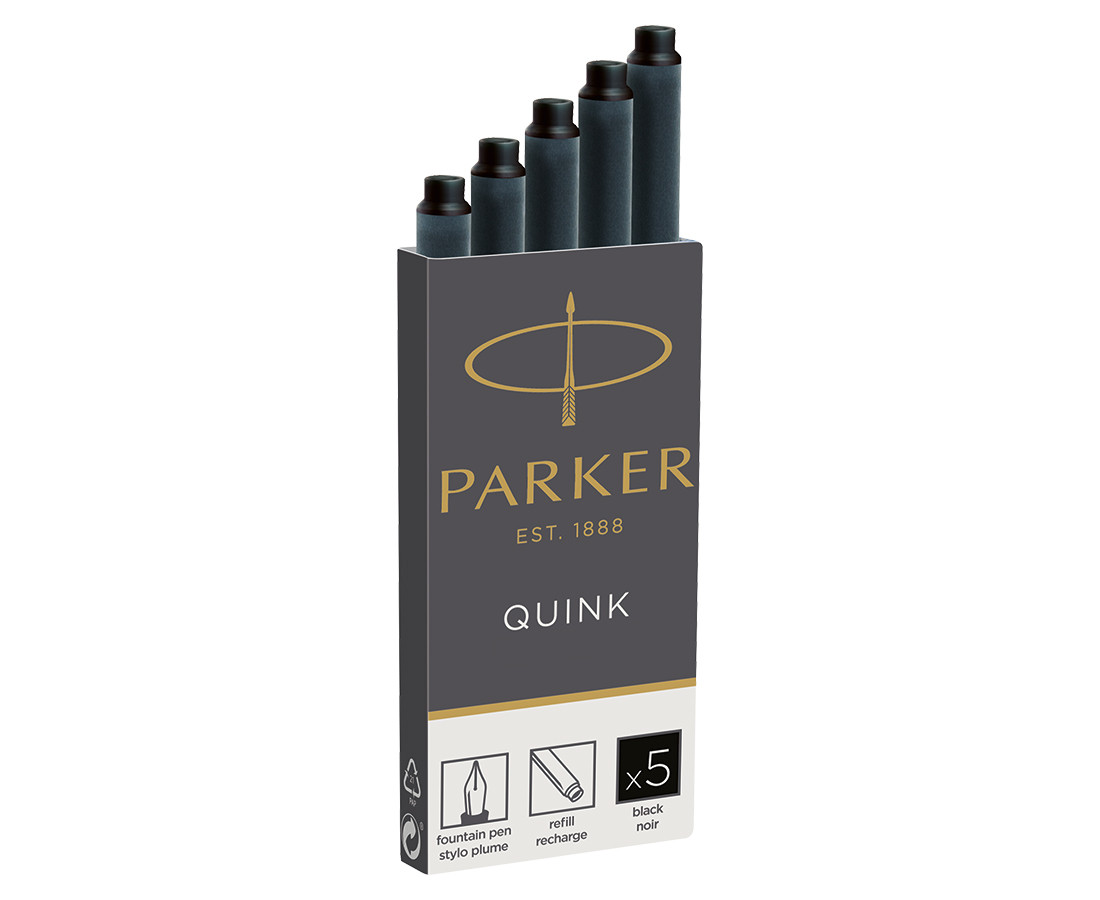 Parker Quink Ink Bottle (Black - 30 ML)
