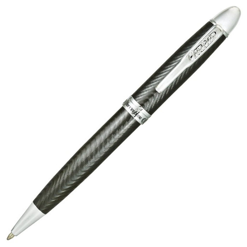 CONKLIN HERRINGBONE GUN METAL BALLPOINT PEN