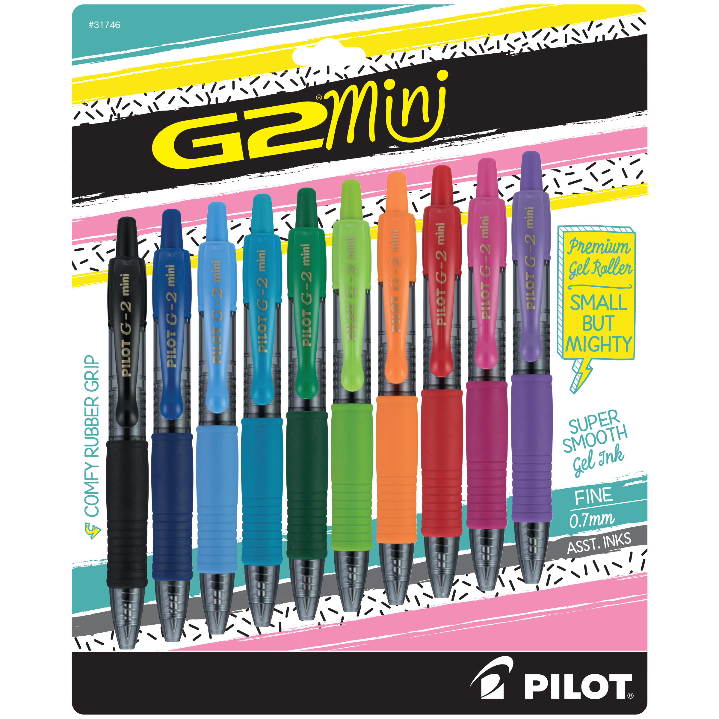 Pilot G2 Premium Gel Ink Pens, Fine Point, Asst, 20 Pack, 995510528 -  DroneUp Delivery