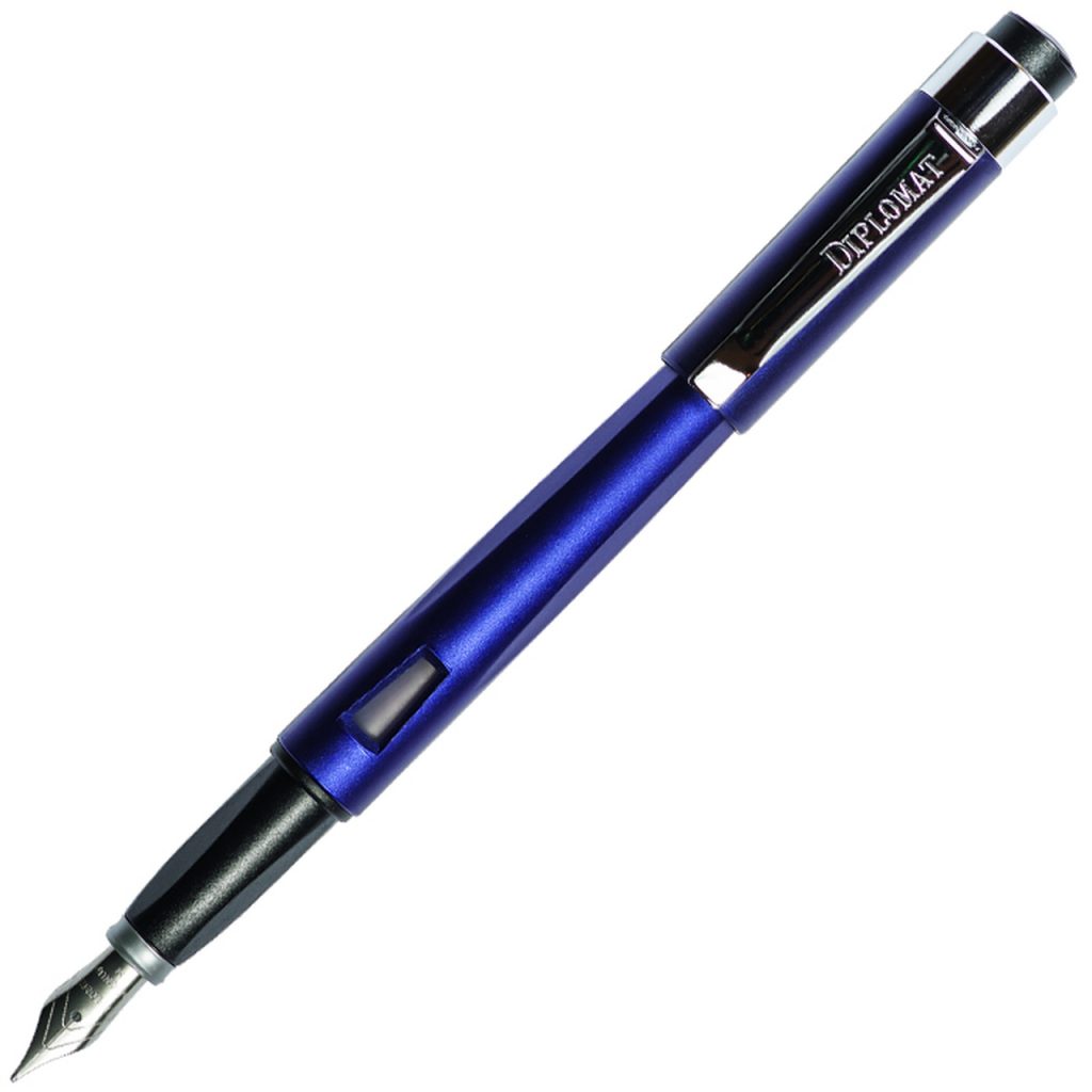 DIPLOMAT MAGNUM INDIGO BLUE FOUNTAIN PEN