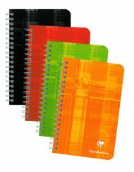 8606 CLAIREFONTAINE WIREBOUND NOTEBOOKS RULED 4 ¼ x 6 ¾