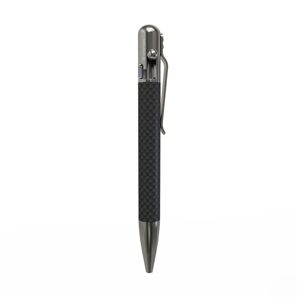 BASTION CARBON FIBER/STAINLESS STEEL BOLT ACTION PEN