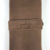 GIROLOGIO LEATHER 6 PEN WRAP BOMBER BROWN