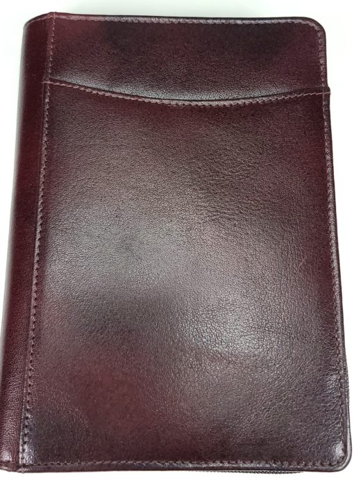 GIROLOGIO LEATHER GRAB-N-GO OXBLOOD PEN CASE