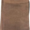 GIROLOGIO LEATHER GRAB-N-GO BOMBER BROWN PEN CASE