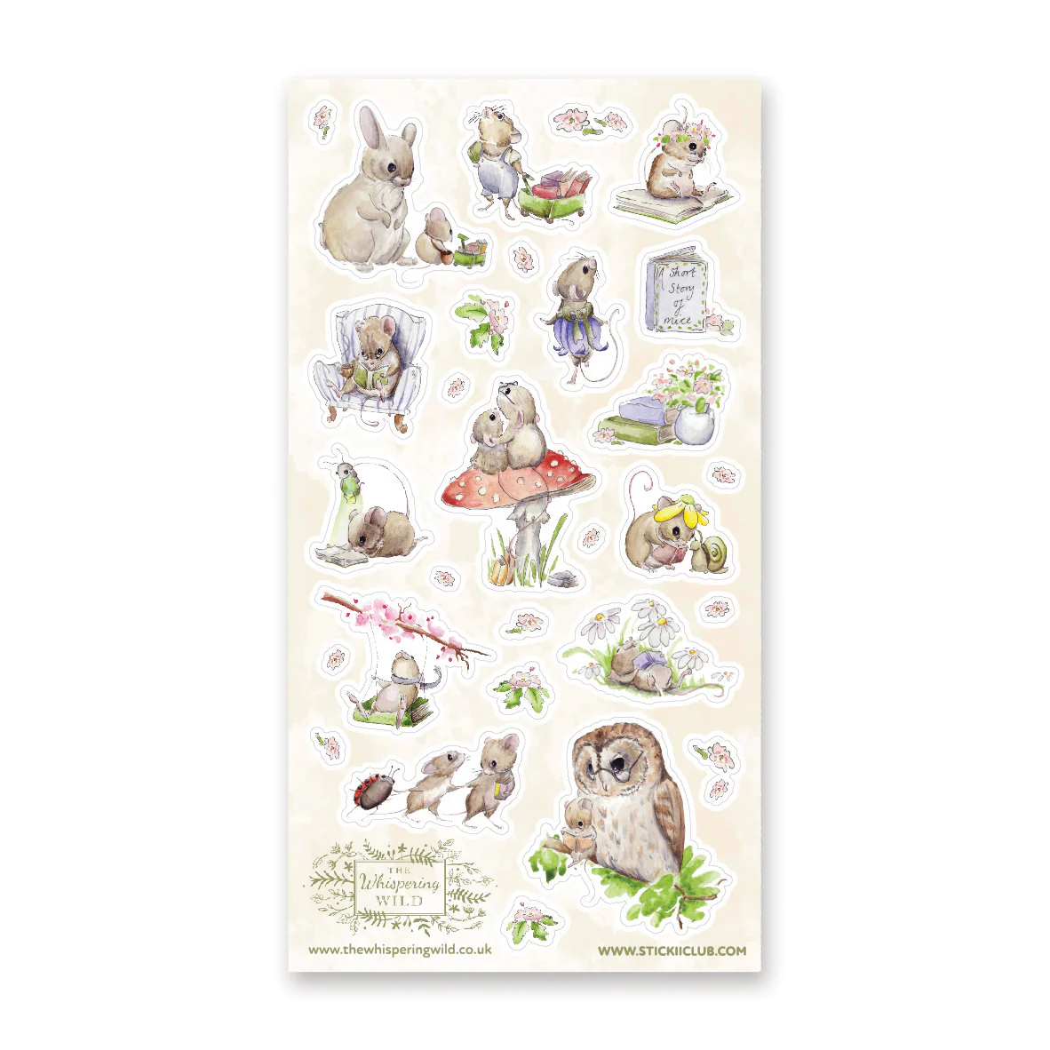 STICKII MICE TALES STICKER SHEET