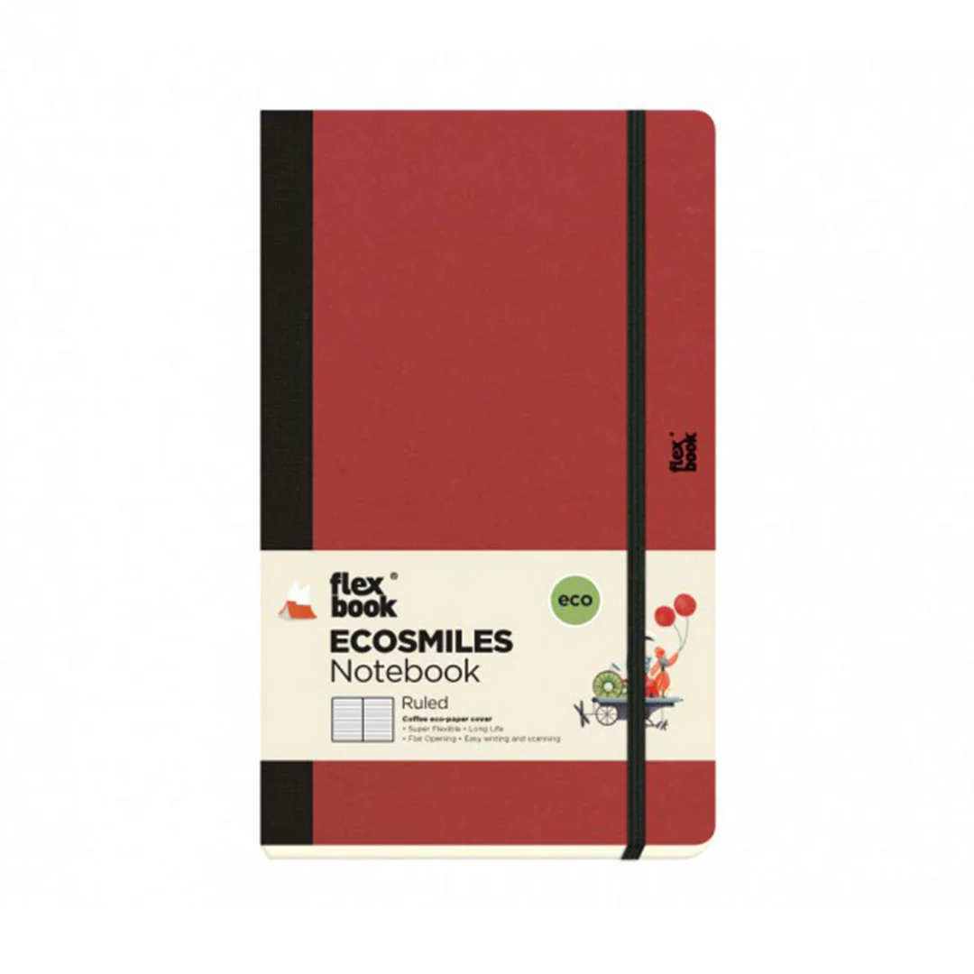 FLEXBOOK ECOSMILES NOTEBOOK CHERRY