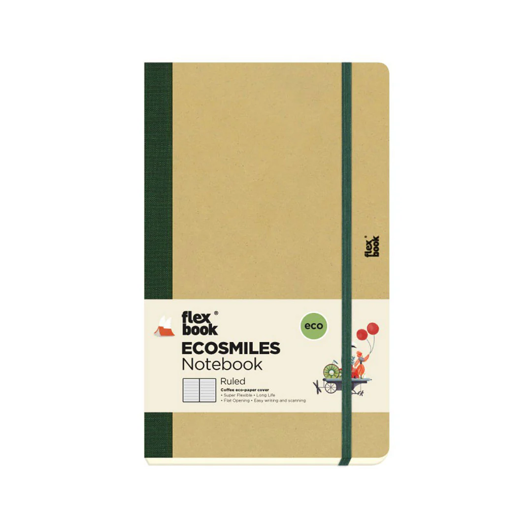 FLEXBOOK ECOSMILES NOTEBOOK OLIVE