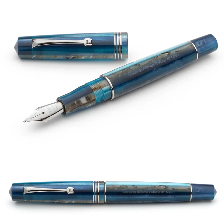 LEONARDO MOMENTO ZERO BLUE HAWAII FOUNTAIN PEN ST