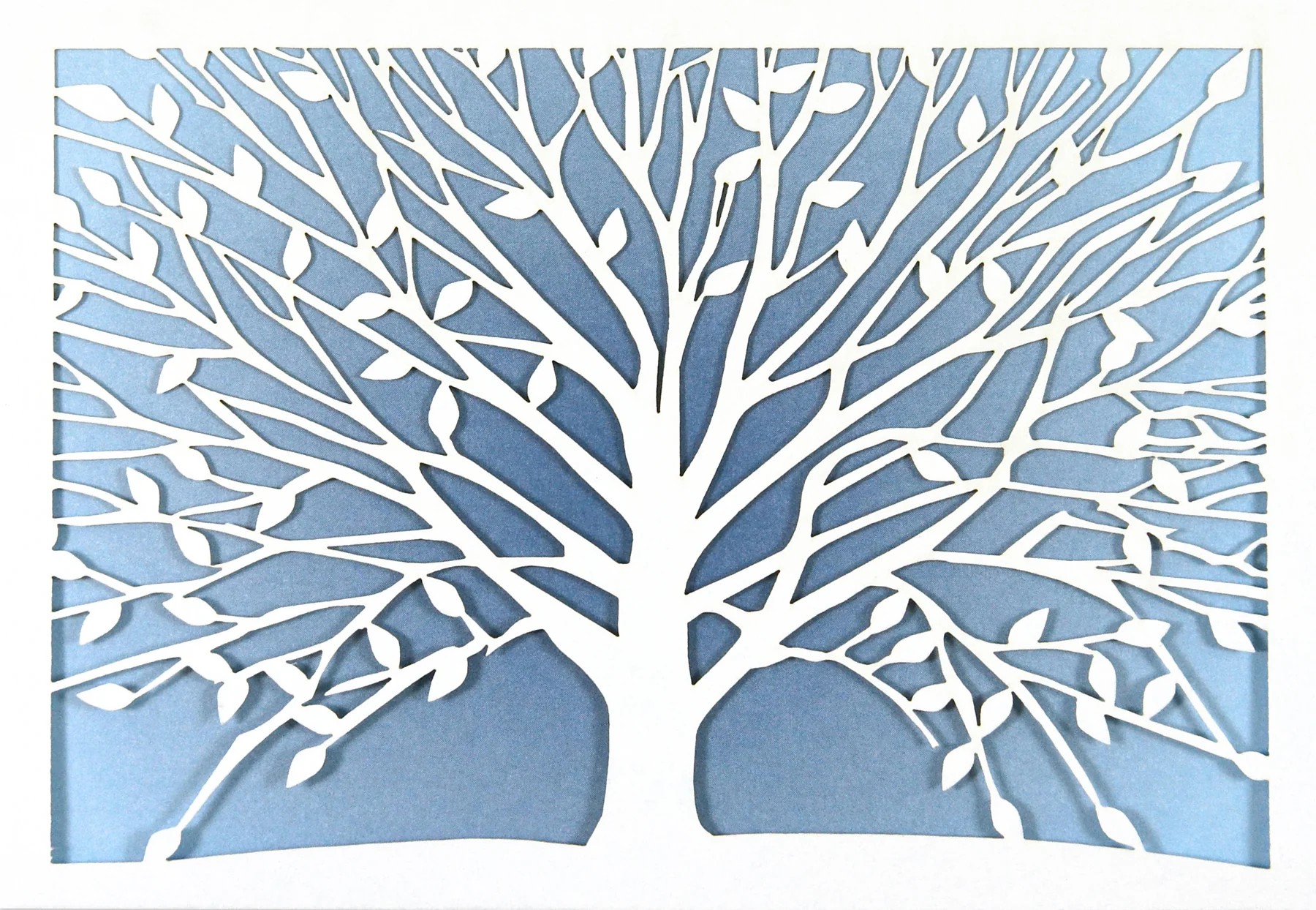 LASER-CUT NOTE CARD SET TREE OF LIFE