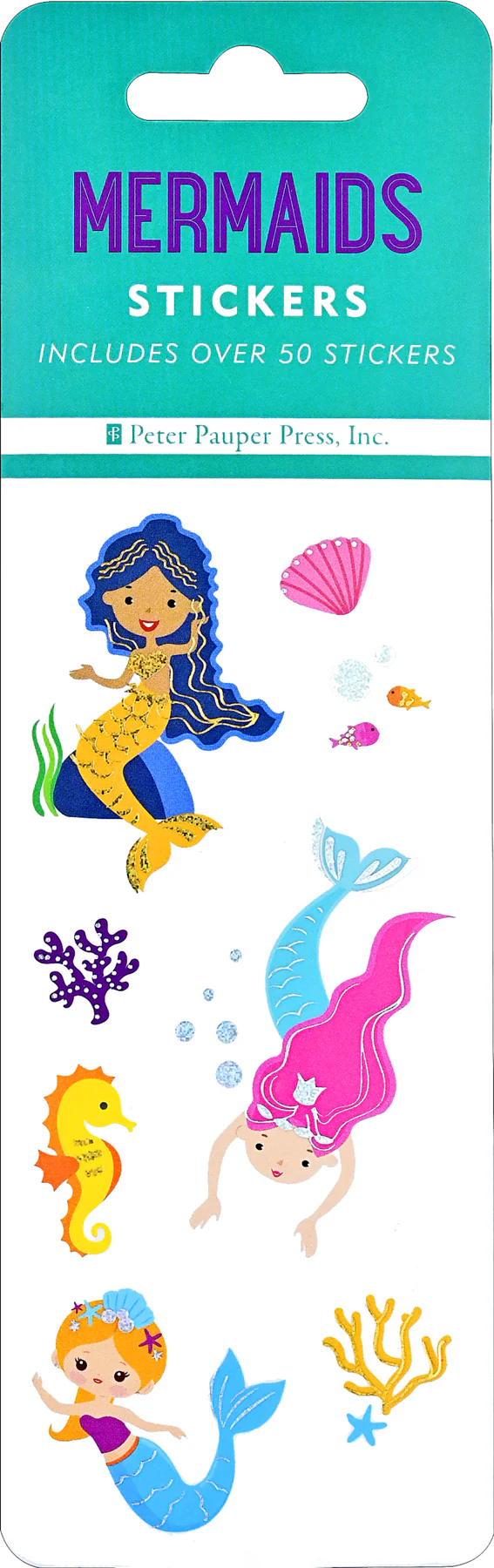 PETER PAUPER PRESS STICKER SET MERMAIDS