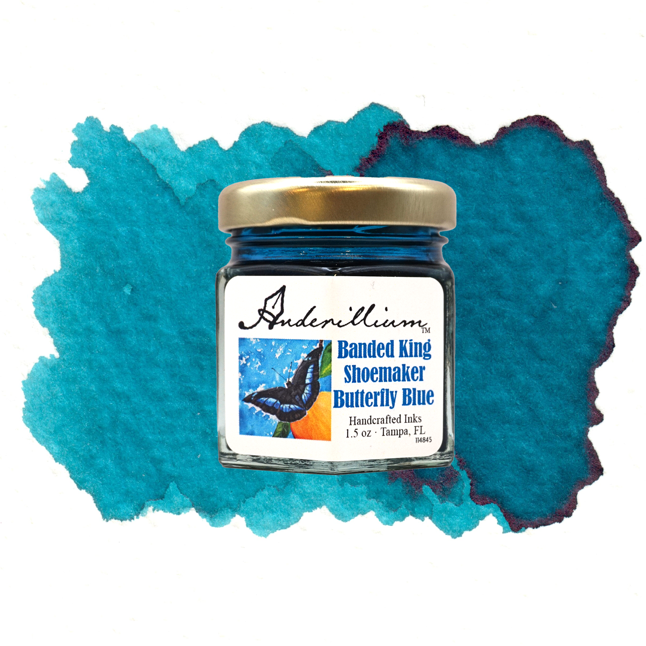 ANDERILLIUM INKS - BANDED KING SHOEMAKER BUTTERFLY BLUE