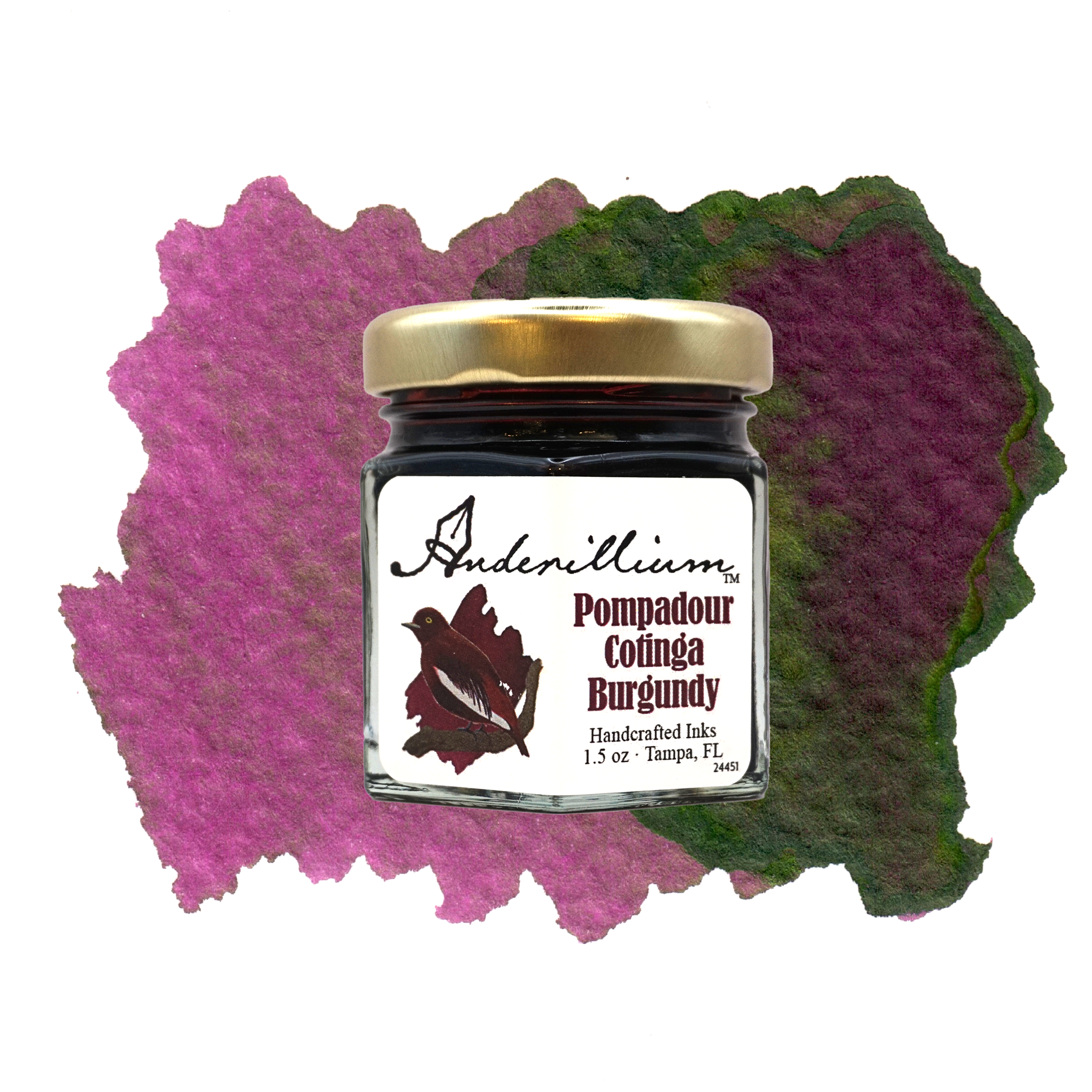 ANDERILLIUM INKS - POMPADOUR COTINGA BURGUNDY