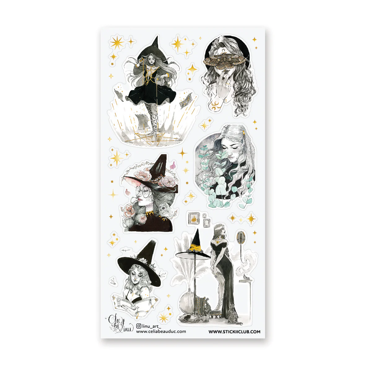 STICKII THE WITCHING HOUR STICKER SHEET