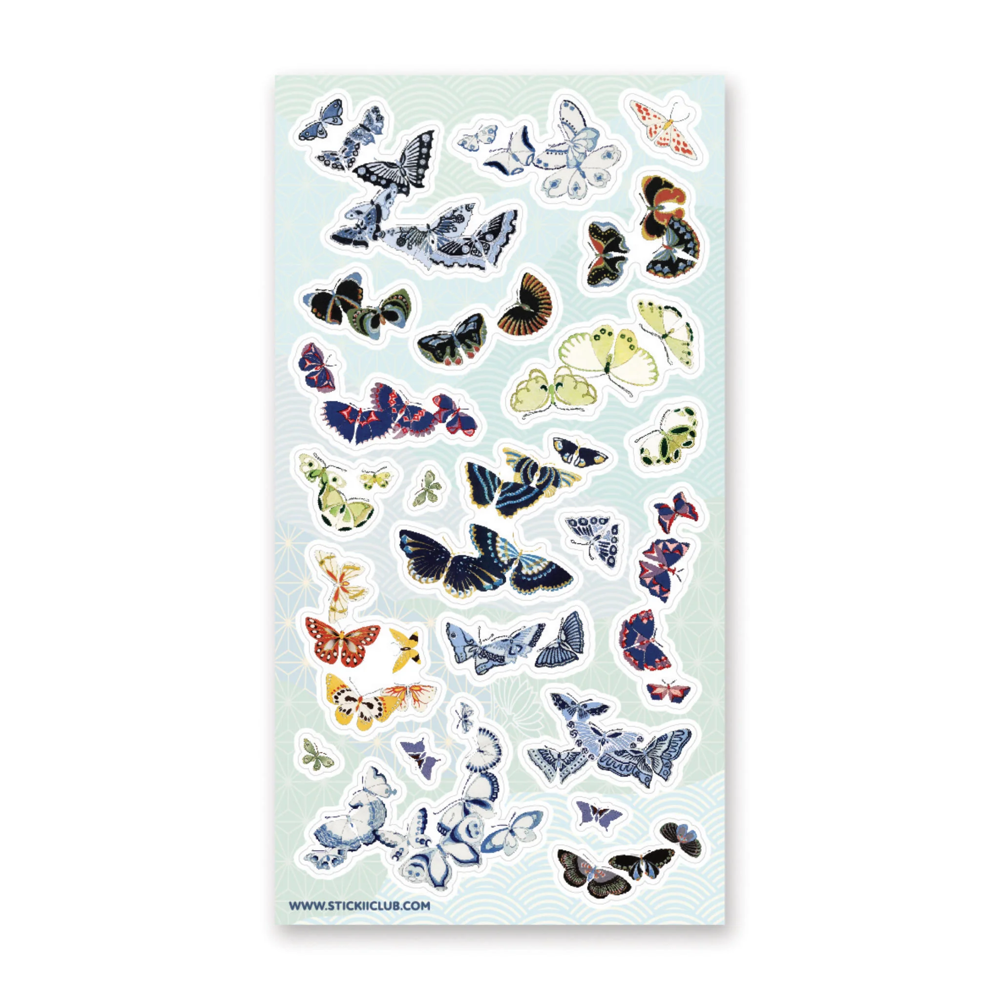 STICKII A THOUSAND BUTTERFLIES STICKER SHEET