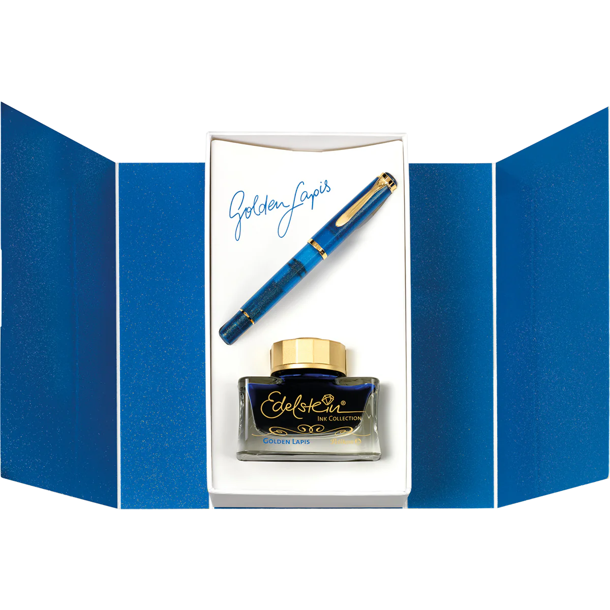 PELIKAN CLASSIC M200 GOLDEN LAPIS GIFT SET