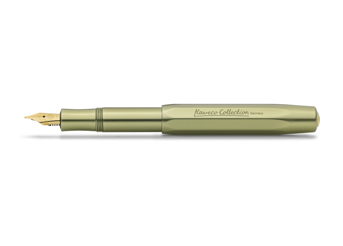 KAWECO AL SPORT OLIVINE FOUNTAIN PEN