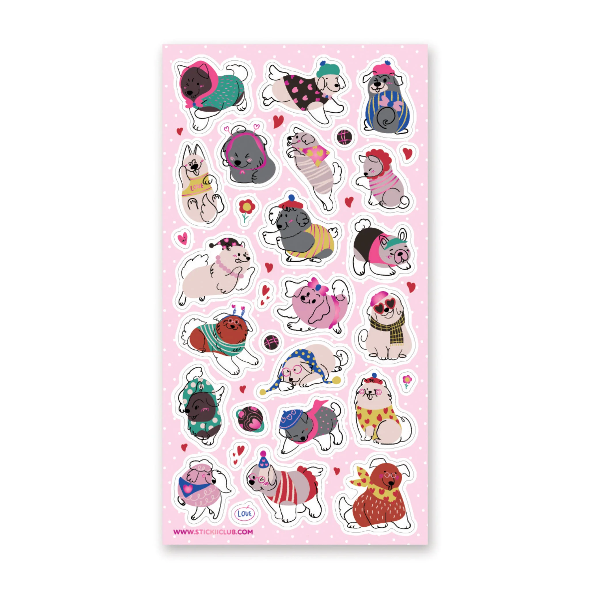 STICKII DOGGONE ADORABLE STICKER SHEET