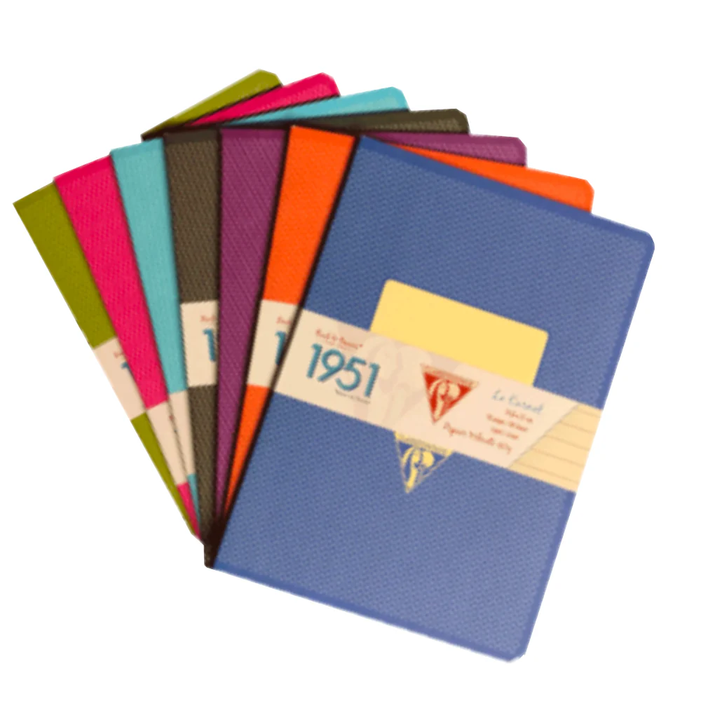 CLAIREFONTAINE 1951 CLOTHBOUND LINED NOTEBOOK 96 SHEETS