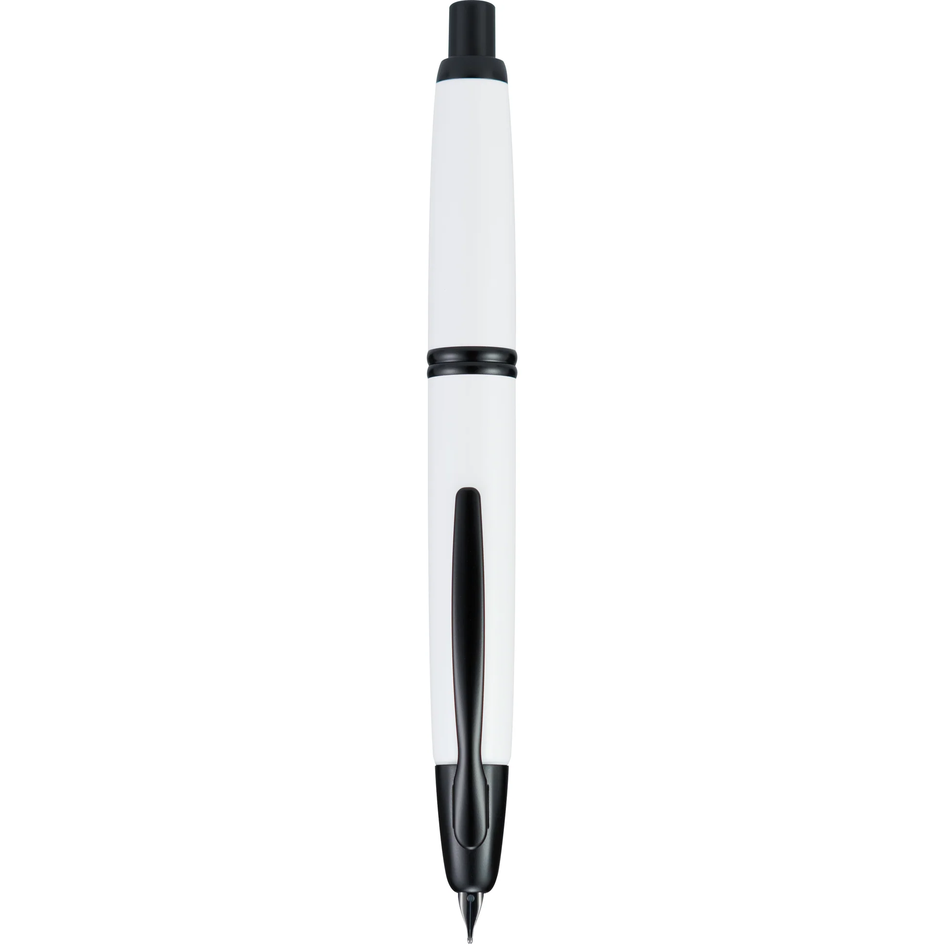 NAMIKI-PILOT VANISHING POINT WHITE/BLACK MATTE