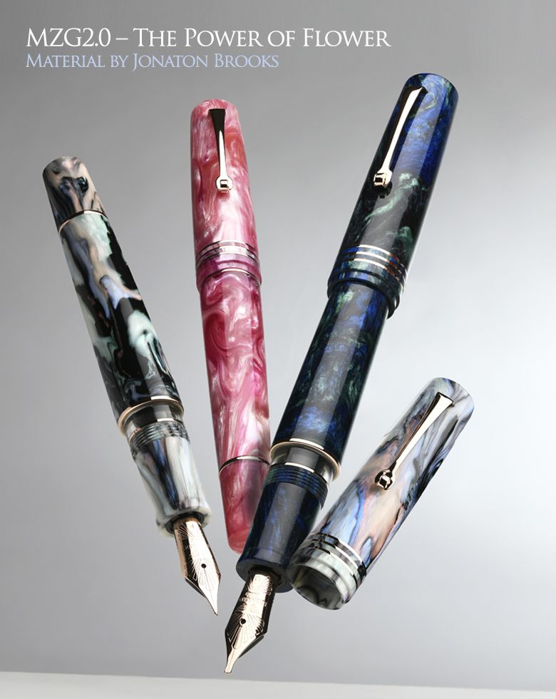 LEONARDO MZG2.0 THE POWER OF FLOWER FOUNTAIN PENS